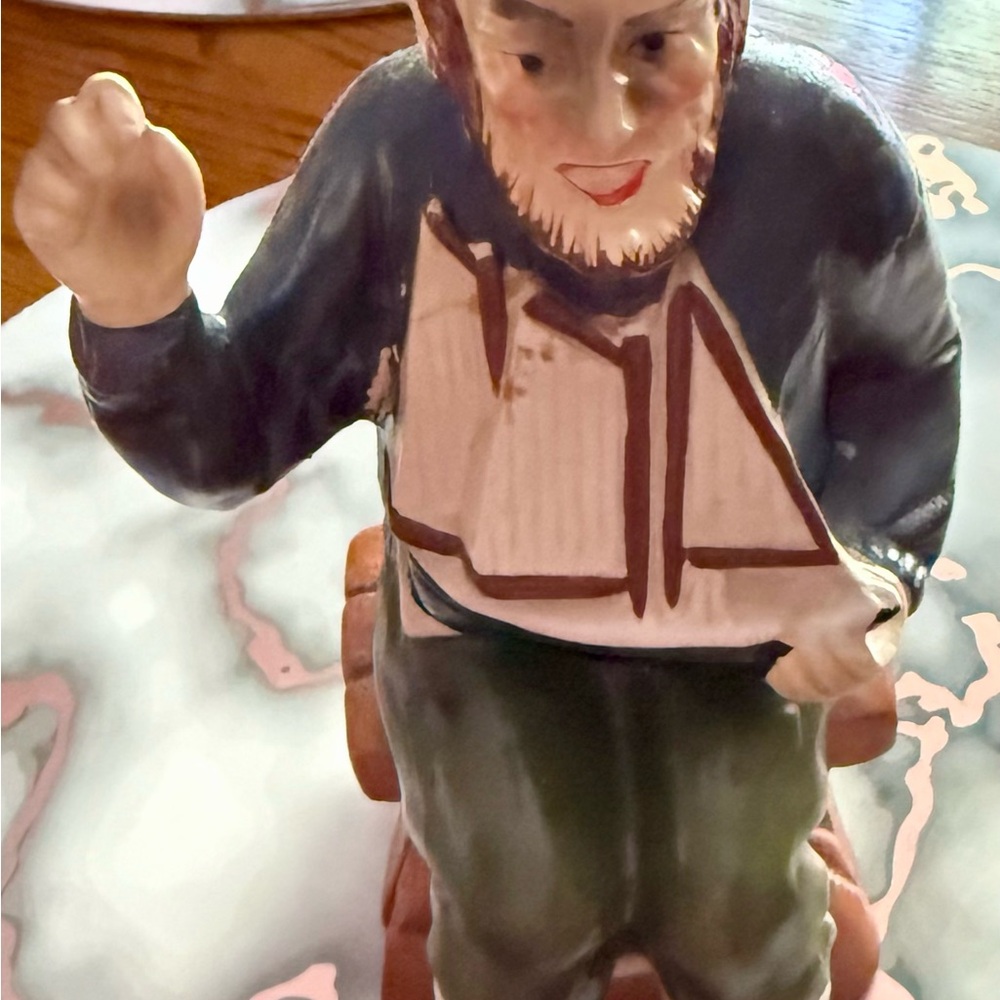 Handcrafted Ceramic Sailor Sculpture